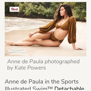 Sports Illustrated detachable sleeve one piece/monokini from Venus size M